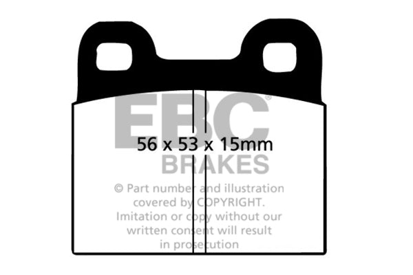 Pastiglie Freno EBC Bluestuff NDX DP5105NDX per Alfa Romeo Giulietta (116), Alfa Romeo Alfetta e altre
