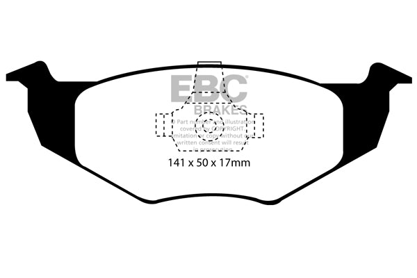 Pastiglie Freno EBC Greenstuff DP21064 per Volkswagen Polo (6N), Seat Arosa e altre