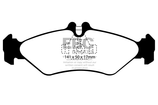 Pastiglie Freno EBC Ultimax DP1069/2 per Mercedes-Benz Sprinter 208D, Volkswagen LT e altre