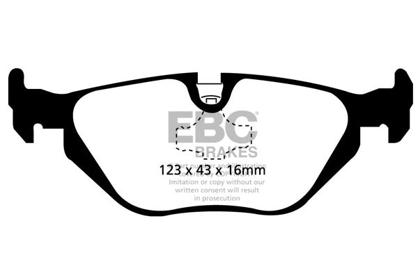 Pastiglie Freno EBC Ultimax DP1079 per BMW Serie 3 (E36), BMW Serie 3 X (4WD) (E46) e altre