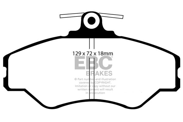 Pastiglie Freno EBC Ultimax DP1086 per Hyundai H100, Hyundai H150 e altre