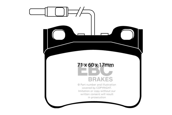 Pastiglie Freno EBC Ultimax DP1111 per Citroen AX