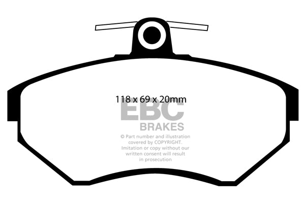 Pastiglie Freno EBC Ultimax DP1113 per Volkswagen Passat