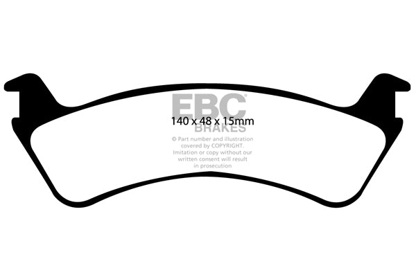 Pastiglie Freno EBC Ultimax DP1130 per Jeep Grand Cherokee