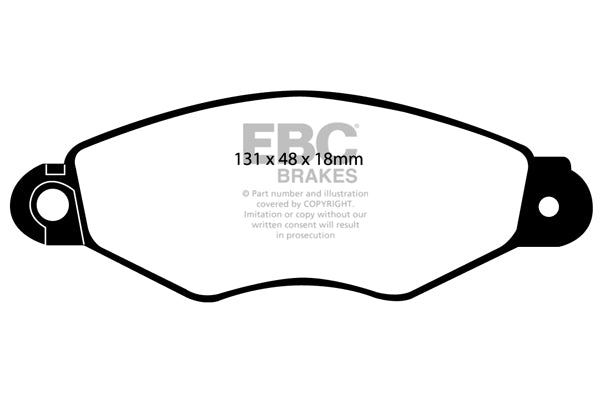 Pastiglie Freno EBC Greenstuff DP21136 per Citroen Xsara, Citroen Xsara Estate e altre