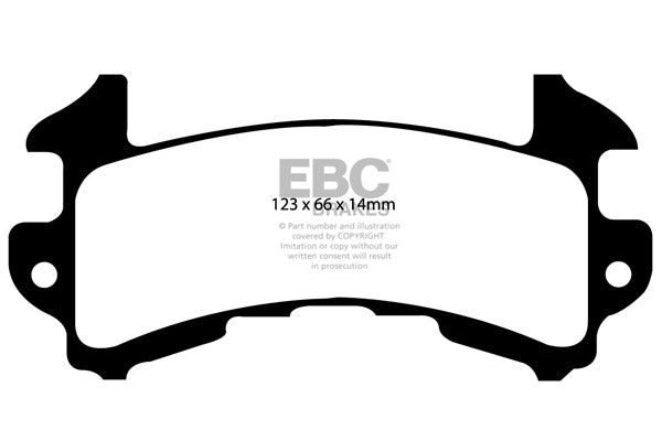 Pastiglie Freno EBC Greenstuff DP21146 per Pontiac Firebird, Chevrolet Camaro (3rd Gen) e altre