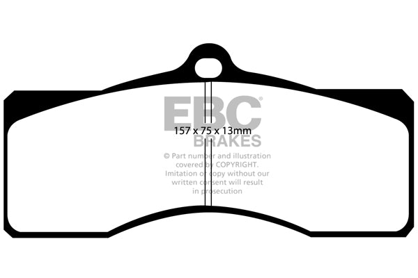 Pastiglie Freno EBC Ultimax DP1155 per Chevrolet Camaro (1st Gen), Chevrolet Corvette (C3) e altre