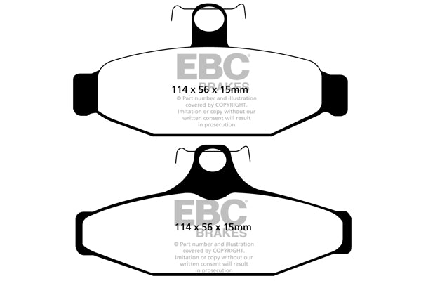 Pastiglie Freno EBC Redstuff DP31165C per Aston Martin Virage, Aston Martin V8 Coupe e altre