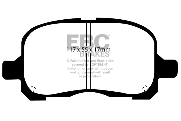 Pastiglie Freno EBC Ultimax DP1195 per Toyota Corolla