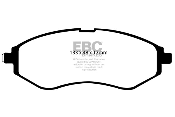 Pastiglie Freno EBC Greenstuff DP21213 per Chevrolet Aveo, Chevrolet Kalos e altre