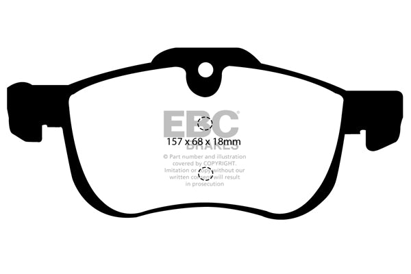 Pastiglie Freno EBC Greenstuff DP21219 per MG ZT, MG ZT-T e altre