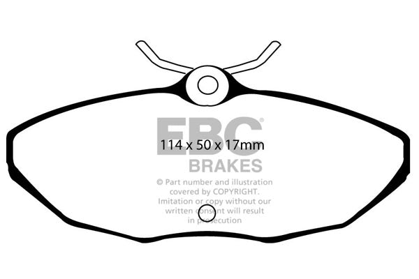 Pastiglie Freno EBC Ultimax DP1221 per Lincoln LS, Ford Thunderbird e altre