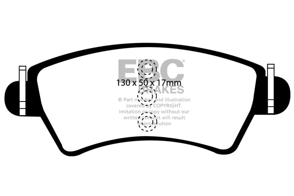 Pastiglie Freno EBC Greenstuff DP21234 per Peugeot 306, Citroen Xsara Estate e altre