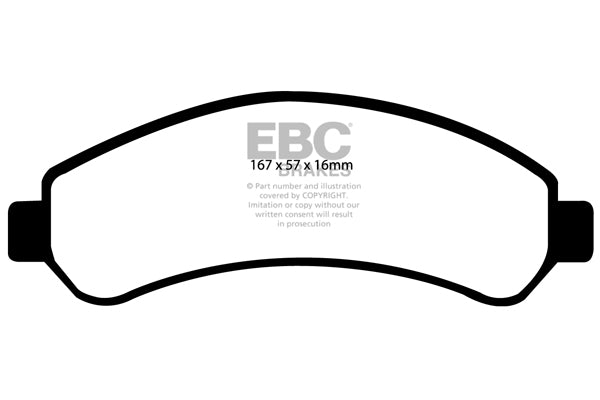 Pastiglie Freno EBC Ultimax DP1256 per Chevrolet Blazer