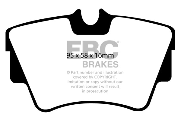 Pastiglie Freno EBC Ultimax DP1284 per Renault Trafic, Opel Vivaro e altre
