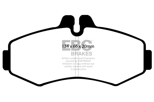 Pastiglie Freno EBC Ultimax DP1292 per Mercedes-Benz Classe V e Mercedes-Benz Vito