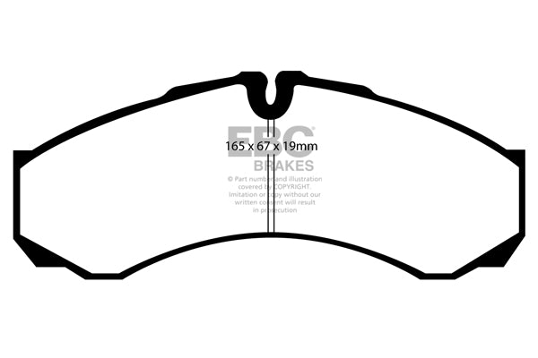 Pastiglie Freno EBC Ultimax DP1294 per Renault Mascott