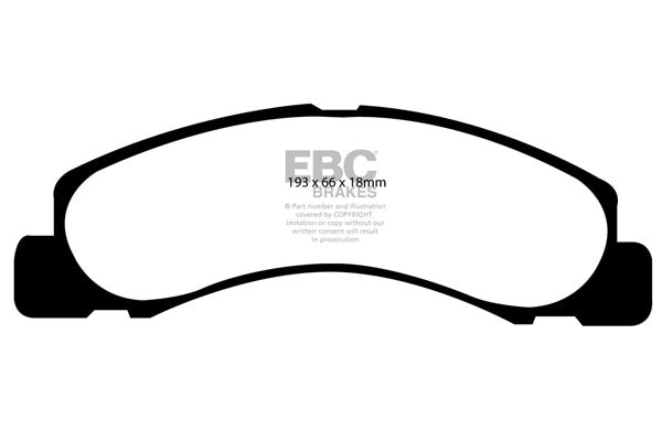 Pastiglie Freno EBC Ultimax DP1308 per Ford Excursion