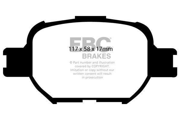 Pastiglie Freno EBC Ultimax DP1325 per Toyota Verossa, Toyota Celica e altre