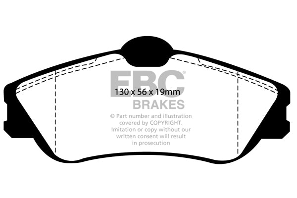 Pastiglie Freno EBC Ultimax DP1346 per Citroen Xsara Picasso