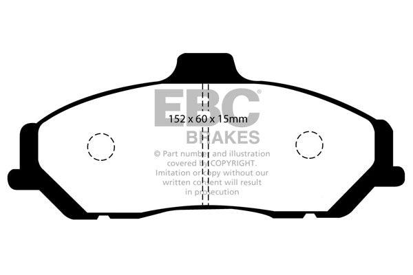 Pastiglie Freno EBC Ultimax DP1349 per Ford Ranger, Mazda B2500 Pick Up e altre