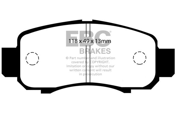 Pastiglie Freno EBC Ultimax DP1355 per Honda Insight