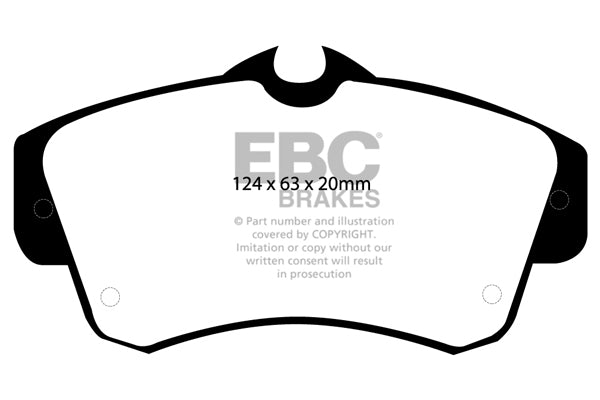 Pastiglie Freno EBC Ultimax DP1357 per Chrysler PT Cruiser