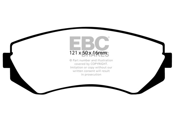 Pastiglie Freno EBC Ultimax DP1360 per Nissan Almera