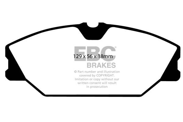 Pastiglie Freno EBC Bluestuff NDX DP51369NDX per Renault Megane Saloon (Mk1), Renault Megane Scenic e altre