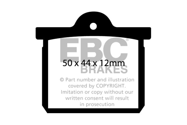 Pastiglie Freno EBC Ultimax DP137 per Citroen GS