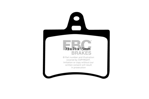 Pastiglie Freno EBC Greenstuff DP21373 per Citroen C5