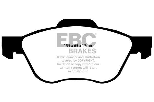 Pastiglie Freno EBC Greenstuff DP21376 per Nissan Primera