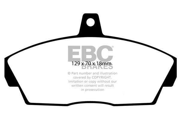 Pastiglie Freno EBC Greenstuff DP61415 per Land Rover Freelander