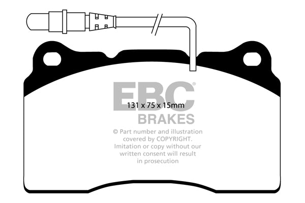 Pastiglie Freno EBC Greenstuff DP21419 per Citroen C8, Fiat Ulysse e altre