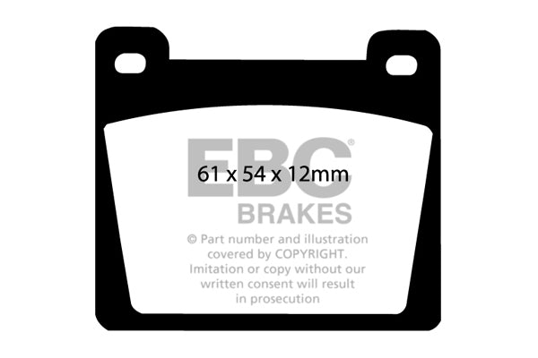 Pastiglie Freno EBC Ultimax DP142 per Turner Mark 2, Bond Equipe e altre