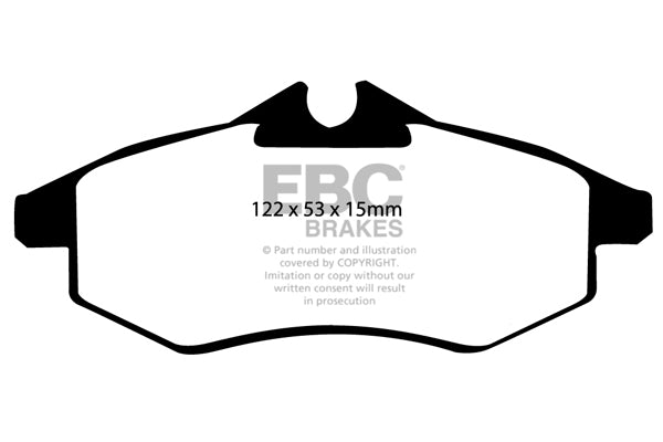 Pastiglie Freno EBC Greenstuff DP21434 per Citroen C3 e Citroen C2