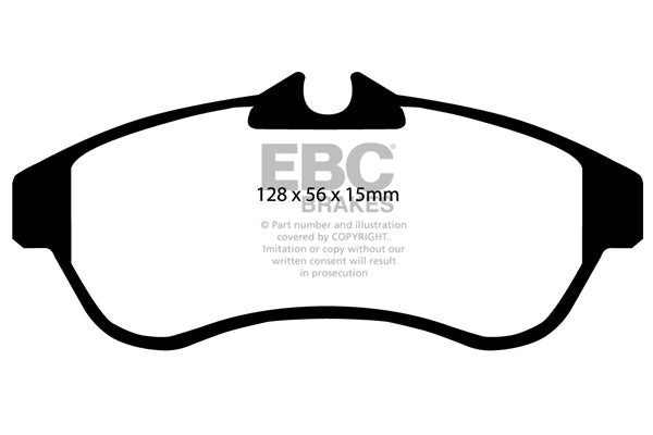 Pastiglie Freno EBC Yellowstuff DP41435R per Citroen C3, Citroen C3 Pluriel e altre