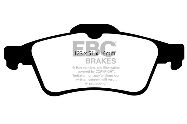 Pastiglie Freno EBC Ultimax DP1448 per Ford Transit Connect