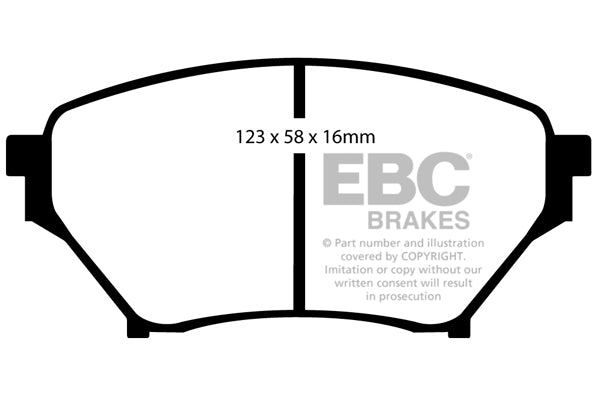 Pastiglie Freno EBC Greenstuff DP21452 per Mazda MX5 (Mk2) (NB)