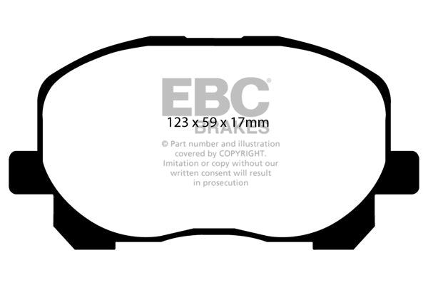 Pastiglie Freno EBC Ultimax DP1455 per Toyota Avensis Verso