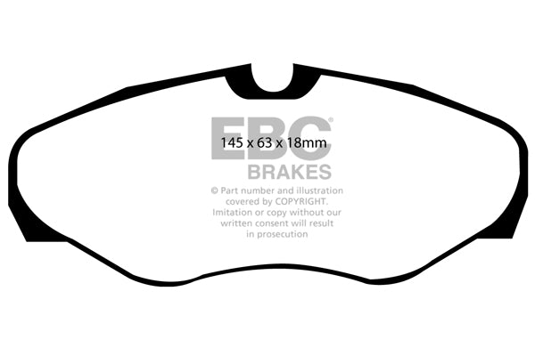 Pastiglie Freno EBC Greenstuff DP21461 per Renault Trafic, Vauxhall Vivaro e altre