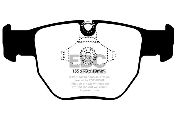 Pastiglie Freno EBC Greenstuff DP61463 per Land Rover Range Rover (L322)
