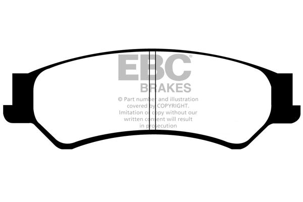 Pastiglie Freno EBC Greenstuff DP21500 per Ford Falcon, Ford Territory e altre