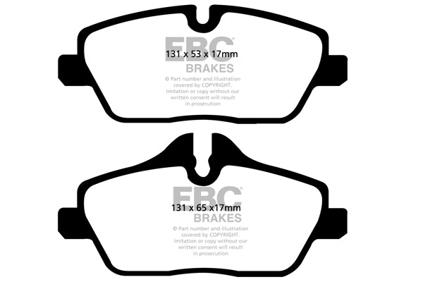 Pastiglie Freno EBC Ultimax DP1578 per BMW Serie 1 (E87), BMW Serie 1 (E81) e altre