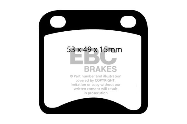 Pastiglie Freno EBC Ultimax DP158 per Honda N600 e Honda S600