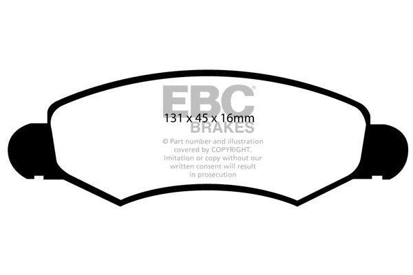 Pastiglie Freno EBC Ultimax DP1598 per Suzuki Wagon-R, Subaru Justy G3X e altre