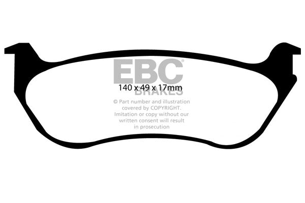 Pastiglie Freno EBC Greenstuff DP21626 per Lincoln Town Car