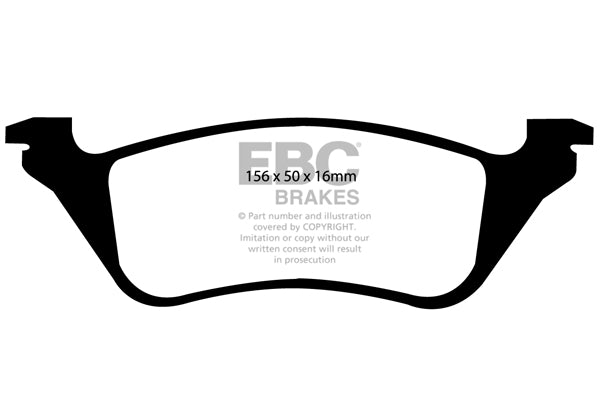 Pastiglie Freno EBC Greenstuff DP61629 per Chrysler Voyager, Chrysler Grand Voyager e altre