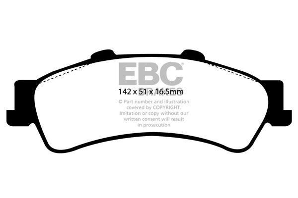 Pastiglie Freno EBC Greenstuff DP61630 per Chevrolet Astro e Chevrolet Tahoe 4WD
