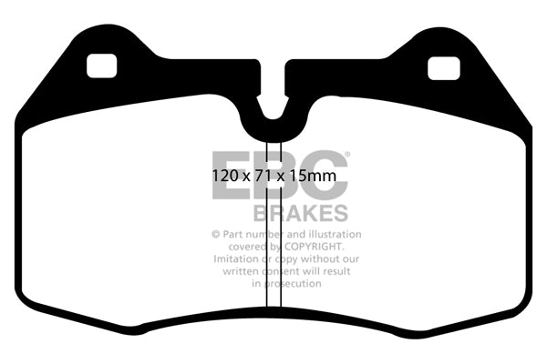 Pastiglie Freno EBC Ultimax DP1644 per Honda Integra (non UK), Nissan Skyline (V35) e altre